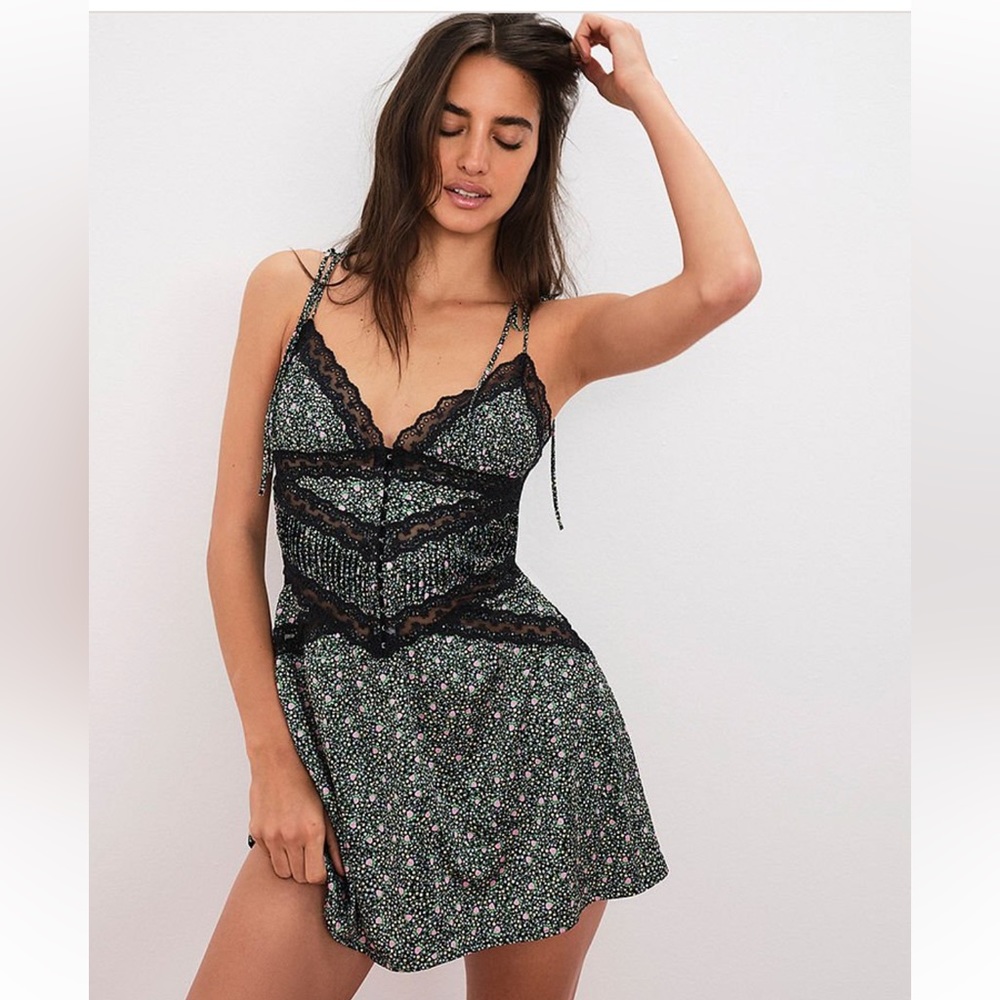 NWT For Love & Lemons Farrah slip dress.
